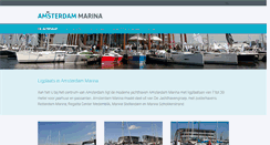 Desktop Screenshot of amsterdammarina.com